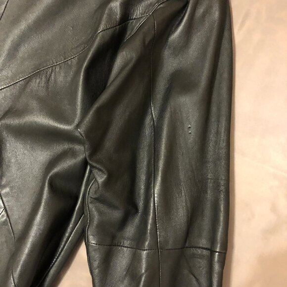 Vintage Boutique Long Leather Jacket - Picture 9 of 16